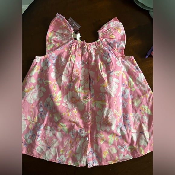 Love Shack Fancy pink floral dress 12-18months NWT - Picture 3 of 4